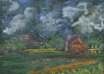 "Farmland Dreams" by Terri Einer, Oshkosh WI - Pastel - SOLD